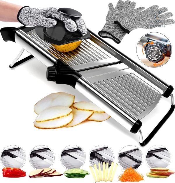 Mandoline de cuisine pour trancher fruits et légumes