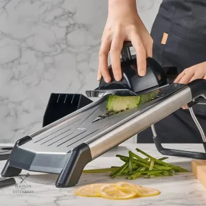 Mandoline cuisine avec lames en V pour coupes précises
