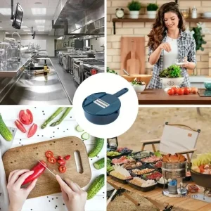 Mandoline de cuisine multifonction avec 12 options