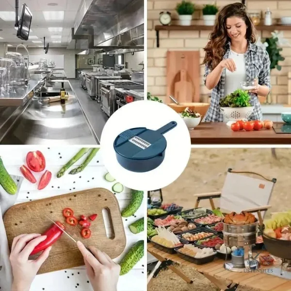 Mandoline de cuisine multifonction avec 12 options