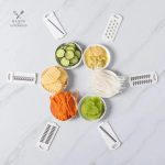 Équipement de cuisine pour tranchage et découpe facile