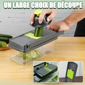 Slicer multifonction pour préparation rapide des aliments