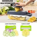 Accessoire de cuisine pour découpe précise des aliments