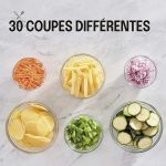 Mandoline de cuisine avec sécurité pour des coupes précises