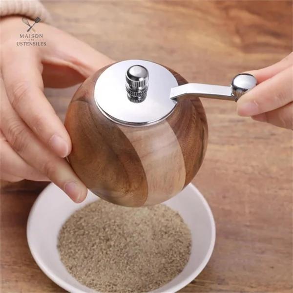 Moulin à sel en bois de qualité