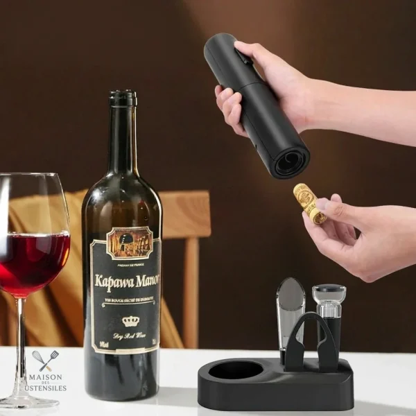Ouvre-bouteille pratique pour amateurs de vin