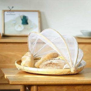 Panier de rangement design pour une cuisine ordonnée