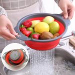 Passoire pliable KitchenEco pour essorer la salade