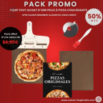 Pelle à pizza ergonomique pour cuisson extérieure
