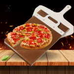 Pelle à pizza en inox pour un service facile