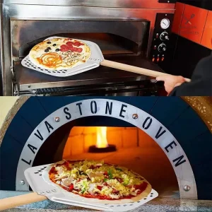 Pelle à pizza perforée pour barbecue