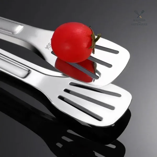 Pince inox ChefGrip idéale pour barbecue