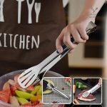 Pince de cuisine inox pour une prise efficace