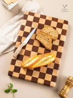 Planche à découper élégante en bois massif