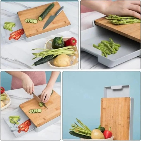 SliceEase : planche à découper design et pratique