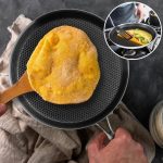 Poêle à crêpe inox, idéale pour recettes délicieuses