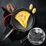 Poêle inox pour crêpes, cuisson facile et rapide