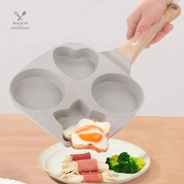 Poêle inox idéale pour des plats savoureux et légers