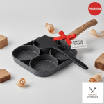 Poêle à pancakes antiadhésive 4 compartiments