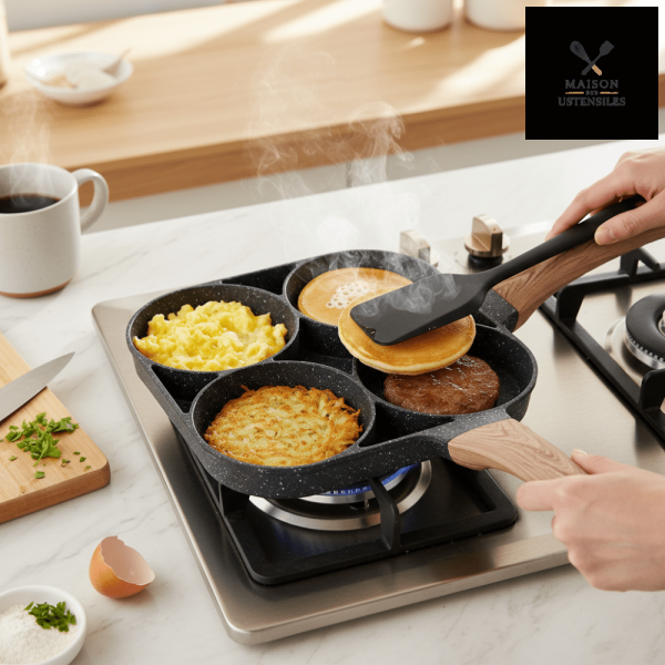 Ustensile de cuisine antiadhésif pour pancakes