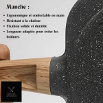 Accessoire de cuisine : poêle à pancakes 4 compartiments