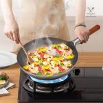 Poêle à frire en inox, style wok AsiaChef