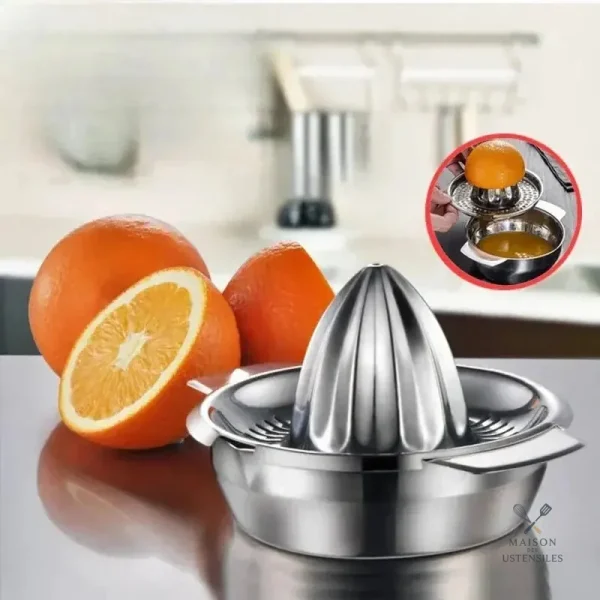 Presse citron en acier inoxydable