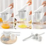 Presse purée pratique avec accessoires variés