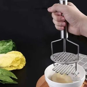 Presse purée robuste en acier inoxydable