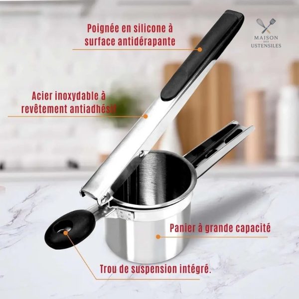 Presse purée efficace pour des préparations rapides