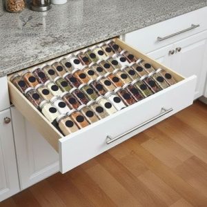 Solution de rangement pour épices, gain de place optimisé