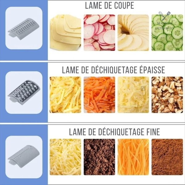 Accessoire de cuisine : râpe à fromage électrique