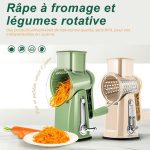 Râpe à fromage rotative en inox