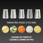 Râpe à fromage rotative pour garnitures