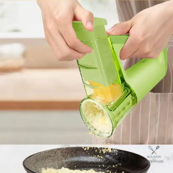 Râpe à fromage électrique, modèle vert