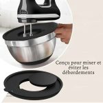 Saladier moderne en acier inox pour un usage quotidien