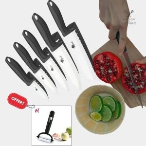 Couteau de cuisine céramique pour une coupe précise