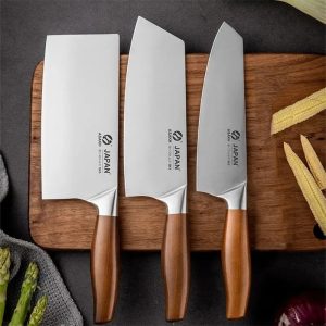 Set de couteaux de cuisine Asakh pour chefs amateurs