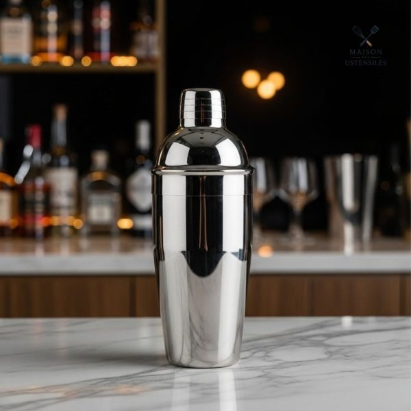 Shaker à cocktail professionnel en inox
