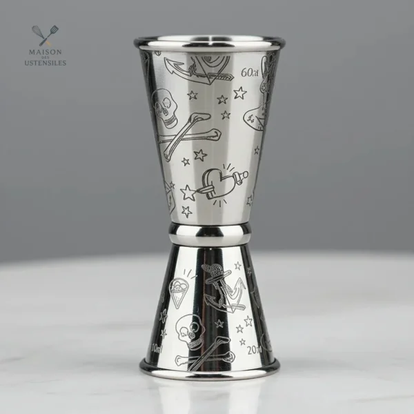 Shaker en inox pour mixologie professionnelle
