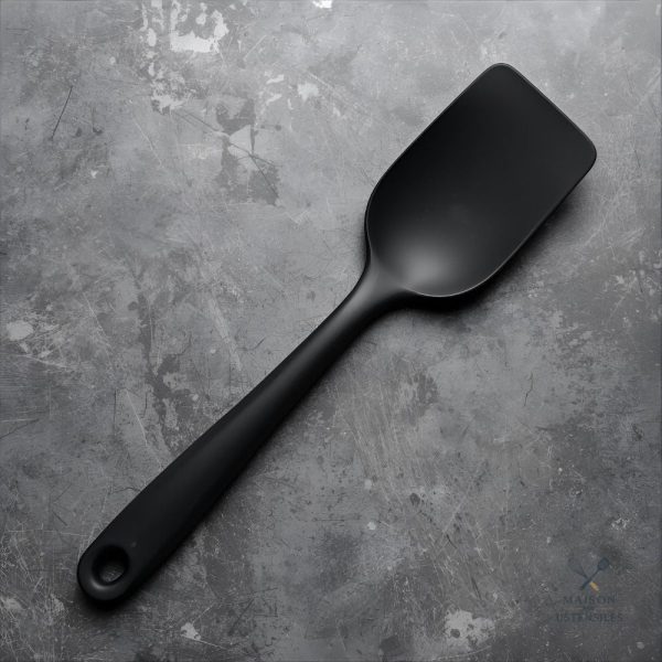 Spatule silicone noire pour cuisine