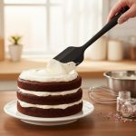Spatule flexible en silicone noir