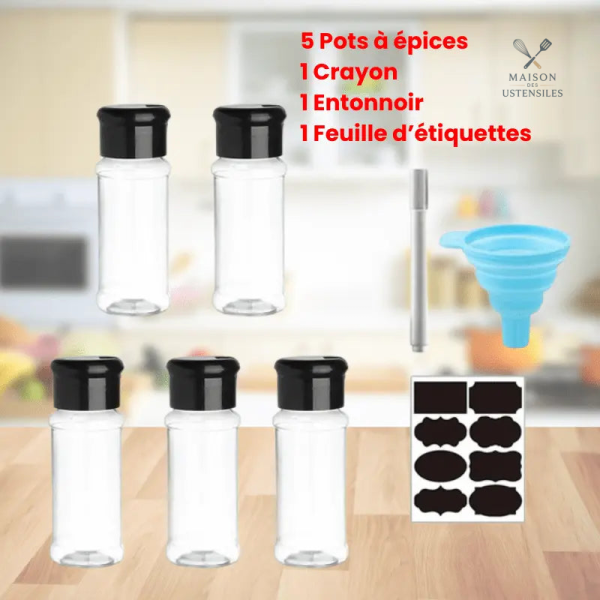 SpiceRack pour un accès rapide aux condiments