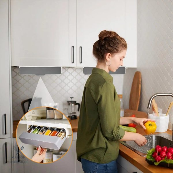 Organisateur de cuisine pour épices et condiments