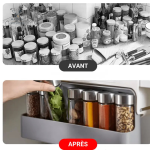 Tiroir à épices compact pour un accès facile