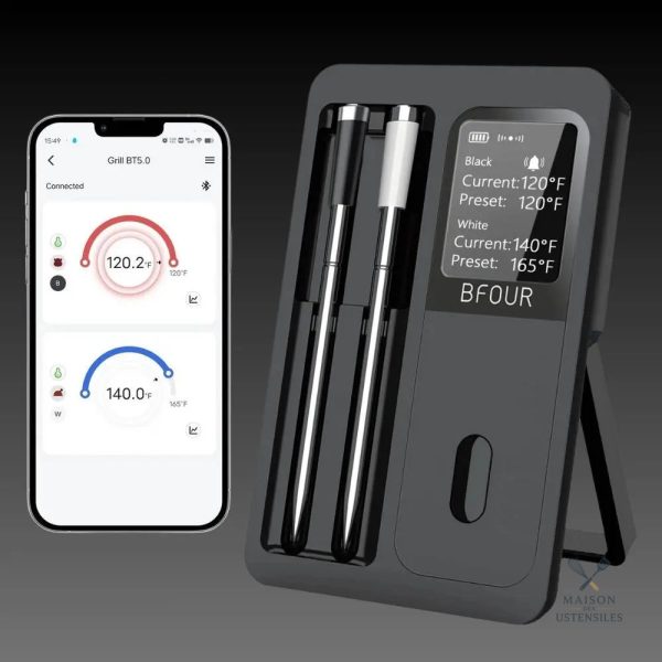 Outil de cuisson : thermomètre à viande intelligent