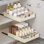 Accessoire de rangement cuisine, tiroir coulissant Rangeo-Plus