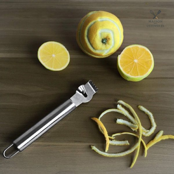 Zesteur Inox pour cocktails et boissons rafraîchissantes
