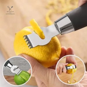 Zesteur inox pour une cuisine raffinée